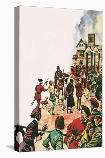 Protestant Martyrs under Bloody Mary (Colour Litho)-Peter Jackson-Premier Image Canvas