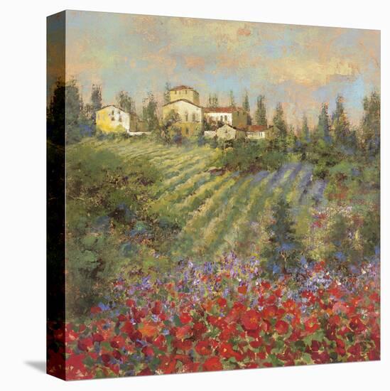 Provencal Village XII-Longo-Stretched Canvas