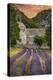 Provence, France - Lavender Fields-Lantern Press-Stretched Canvas