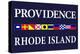 Providence, Rhode Island - Nautical Flags-Lantern Press-Stretched Canvas