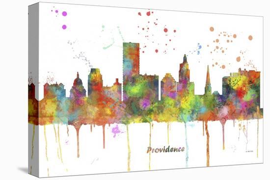 Providence Rhode Island Skyline MCLR 1-Marlene Watson-Premier Image Canvas