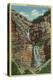 Provo Canyon, Utah, View of Bridal Veil Falls-Lantern Press-Stretched Canvas