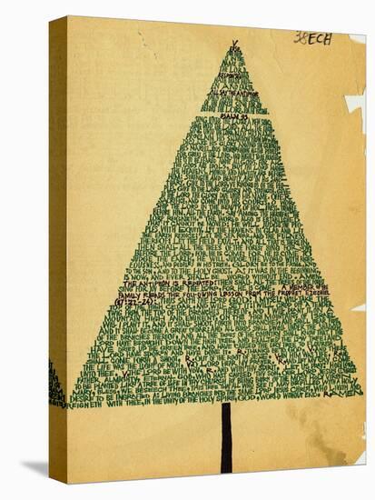 Psalm 95 Taking Form of Christmas Tree-Bettmann-Premier Image Canvas