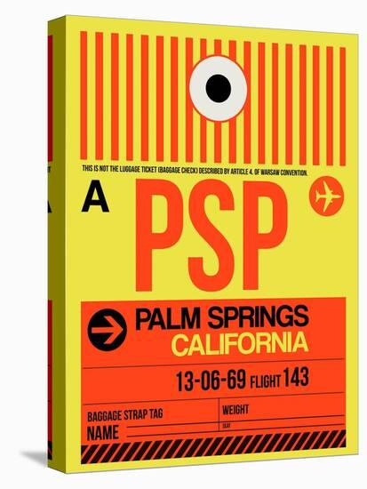 PSP Palm Springs Luggage Tag I-NaxArt-Stretched Canvas