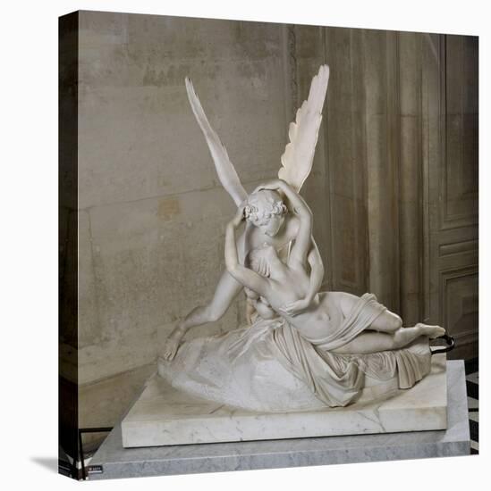 Psyché ranimée par le baiser de l'Amour-Antonio Canova-Premier Image Canvas