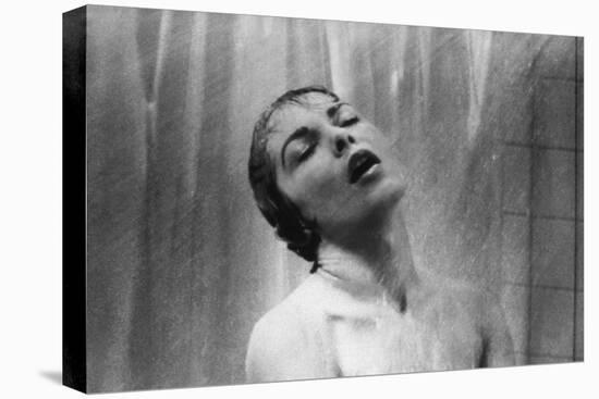 PSYCHO, 1960 directed by ALFRED HITCHCOCK Janet Leigh (b/w photo)-null-Stretched Canvas