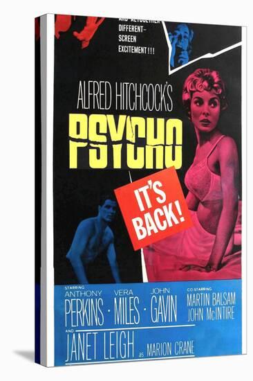 Psycho, 1960-null-Stretched Canvas
