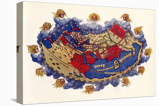 Ptolemy's World Map, c.150 AD-null-Premier Image Canvas