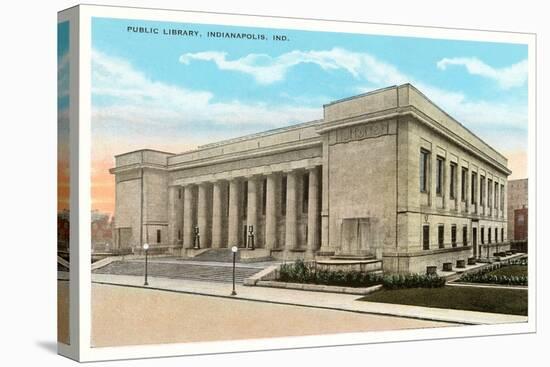 Public Library, Indianapolis, Indiana-null-Stretched Canvas