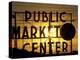 Public Market at Sunset, Seattle, Washington, USA-Paul Souders-Premier Image Canvas