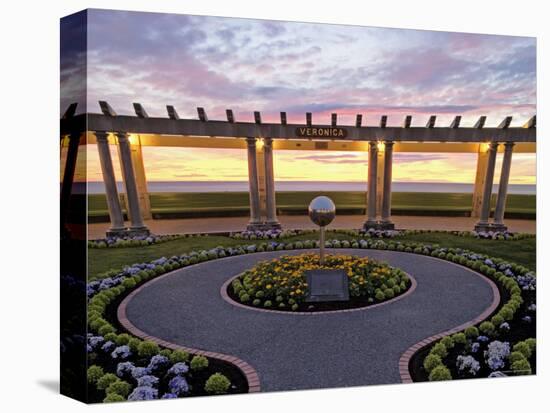 Public Plaza in the Art Deco City of Napier, North Island, New Zealand, Pacific-Don Smith-Premier Image Canvas