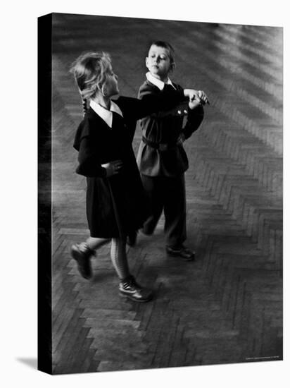 Public School Students Taking Rhythmic Dance Class-Howard Sochurek-Premier Image Canvas