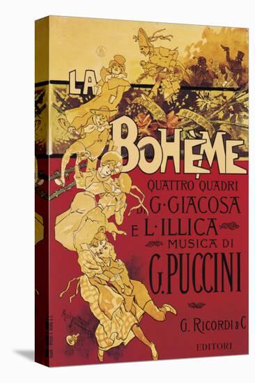 Puccini, La Boheme-Adolfo Hohenstein-Stretched Canvas
