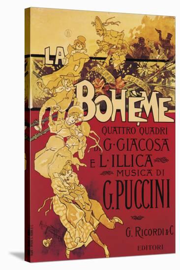Puccini, La Boheme-Adolfo Hohenstein-Stretched Canvas