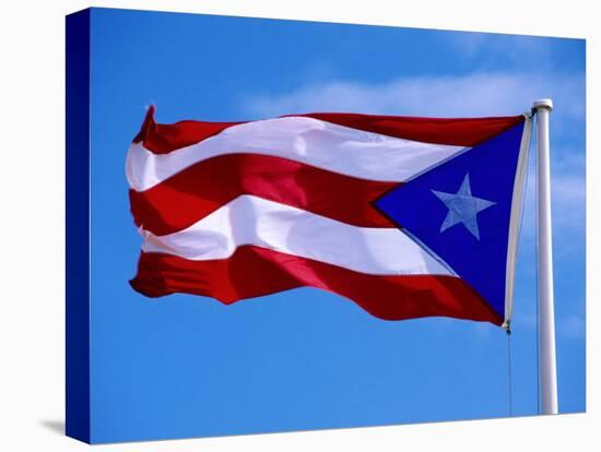Puerto Rican Flag, San Juan, Puerto Rico-John Elk III-Premier Image Canvas