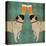 Pug and Pug Brewing Square no Words-Ryan Fowler-Stretched Canvas