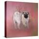 Pug in the Garden-Jai Johnson-Premier Image Canvas