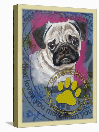 Pug-Cathy Cute-Premier Image Canvas