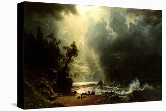 Puget Sound on the Pacific Coast, 1870 (Oil on Canvas)-Albert Bierstadt-Premier Image Canvas