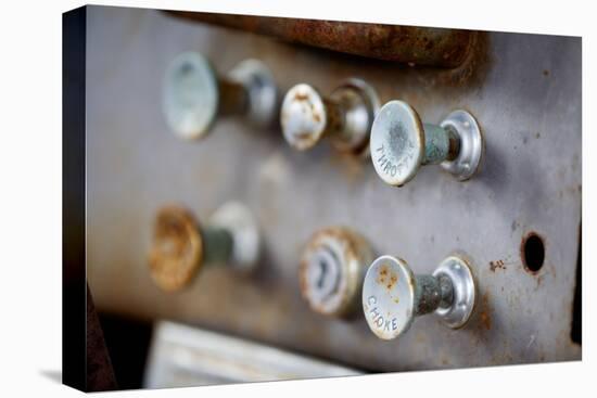 Pull Knobs - Choke And Throttle With Shallow Depth Of Field-leaf-Premier Image Canvas