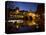 Pulteney Bridge and River Avon at Night, Bath, Unesco World Heritage Site, Avon (Somerset), England-Charles Bowman-Premier Image Canvas