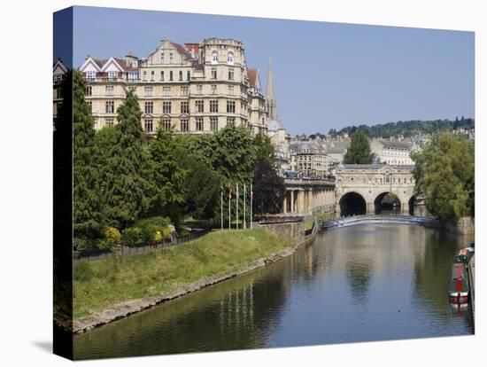 Pulteney Bridge and River Avon, Bath, UNESCO World Heritage Site, Avon, England, UK, Europe-Jeremy Lightfoot-Premier Image Canvas