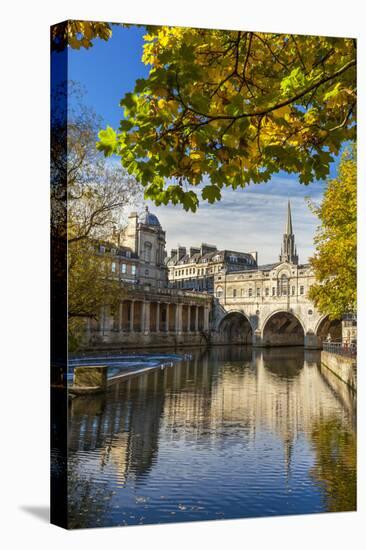 Pulteney Bridge, Bath, UNESCO World Heritage Site, Avon, Somerset, England, United Kingdom, Europe-Billy Stock-Premier Image Canvas