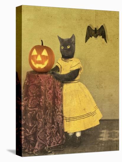 Pumpkin and Cat-J Hovenstine Studios-Premier Image Canvas