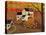 Pumpkin Barn Autumn Folk Art Cheryl Bartley-Cheryl Bartley-Premier Image Canvas