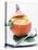 Pumpkin Soup with Creme Fraiche in Hollowed-Out Pumpkin-Brigitte Sporrer-Premier Image Canvas