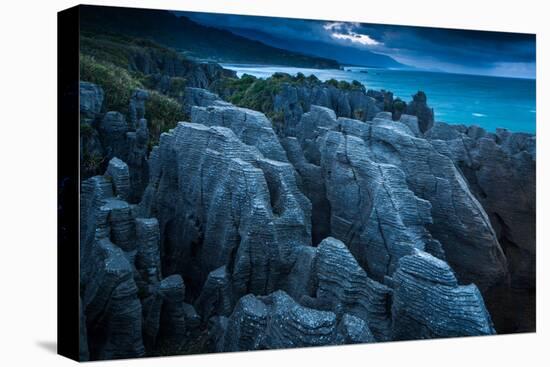 Punakaiki, Pancake Rocks, West Coast, North Island, New Zealand, Pacific-John Alexander-Premier Image Canvas