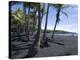 Punaluu Black Sand Beach, Island of Hawaii (Big Island), Hawaii, USA-Ethel Davies-Premier Image Canvas