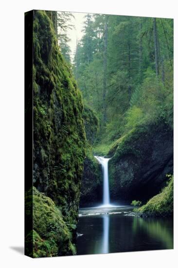 Punch Bowl Falls, Eagle Creek, Columbia River Gorge Scenic Area, Oregon, USA-Janis Miglavs-Premier Image Canvas