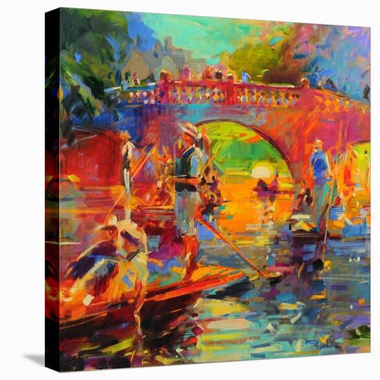 Punts, Clare Bridge-Peter Graham-Premier Image Canvas