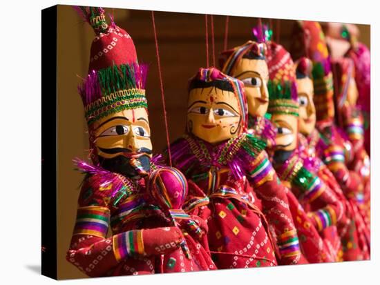 Puppet Souvenirs, Jaipur City Palace Complex, India-Walter Bibikow-Premier Image Canvas
