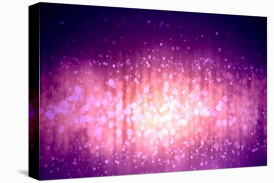Purple Abstract Light Background-Sergey Nivens-Stretched Canvas