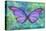 Purple Buterfly-Cora Niele-Premier Image Canvas