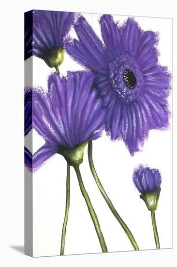 Purple Gerberas 2-Cherie Roe Dirksen-Premier Image Canvas