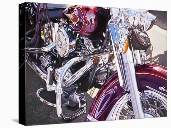 Purple Harley-Tom Blackwell-Stretched Canvas
