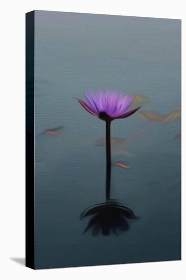 Purple Lily, 2021, (digital)-Scott J. Davis-Premier Image Canvas