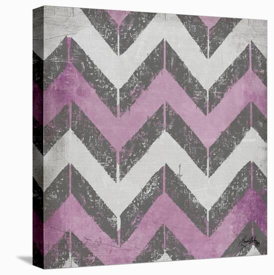 Purple Modele I-Elizabeth Medley-Stretched Canvas