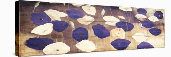 Purple Poppies-Jace Grey-Stretched Canvas