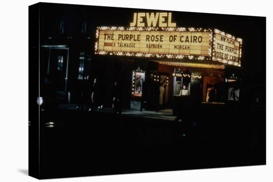 PURPLE ROSE OF CAIRO, 1985 directed by WOOD Y ALLEN (photo)-null-Stretched Canvas