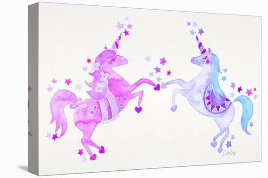 Purple Unicorns-Cat Coquillette-Premier Image Canvas