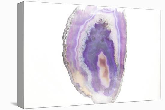 Purple Watercolor Agate I-Susan Bryant-Stretched Canvas