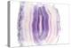 Purple Watercolor Agate II-Susan Bryant-Stretched Canvas