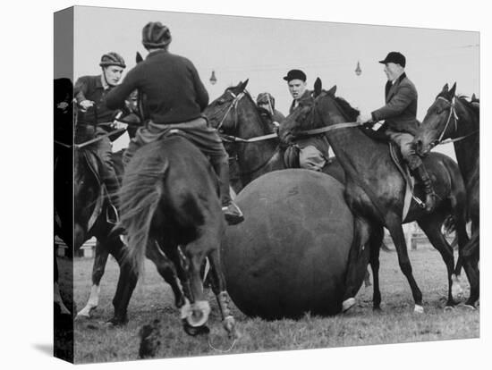Push Ball Game at the Annual Horse Show at the Hippodrome-null-Premier Image Canvas