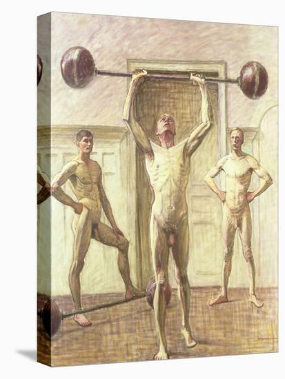 Pushing Weights with Two Arms, Number 3, 1914-Eugene Jansson-Premier Image Canvas