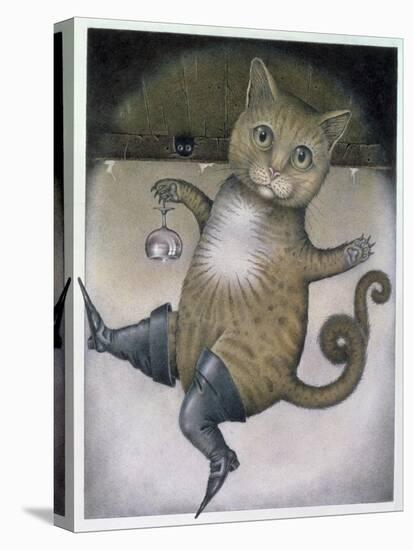 Puss in Boots Doing a Somersault-Wayne Anderson-Premier Image Canvas