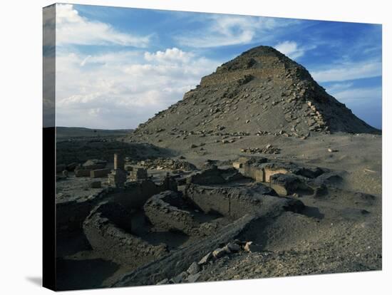 Pyramid and Mortuary Temple of Neferirkare, Abusir, Old Kingdom, Dynasty V-null-Premier Image Canvas